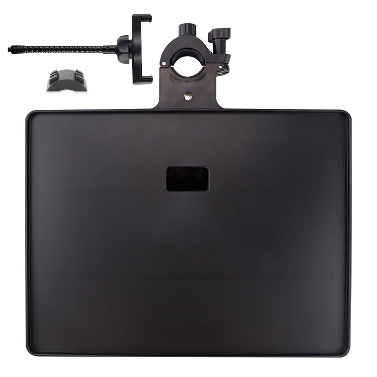 Microphone Stand Tray with Phone Support Microphone Stand Clamp-On Rack Tray ...-image