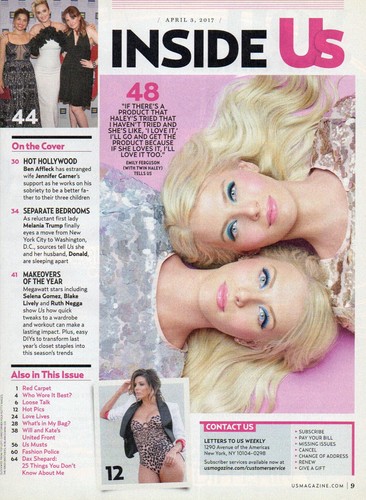 US WEEKLY Magazine April 3 2017 Melania Donald Trump Ben Affleck Best Makeovers - Picture 2 of 3