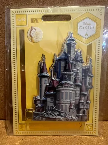 Disney Pin Limited Release Castle Collection - Beauty and the Beast 9/10, hinged