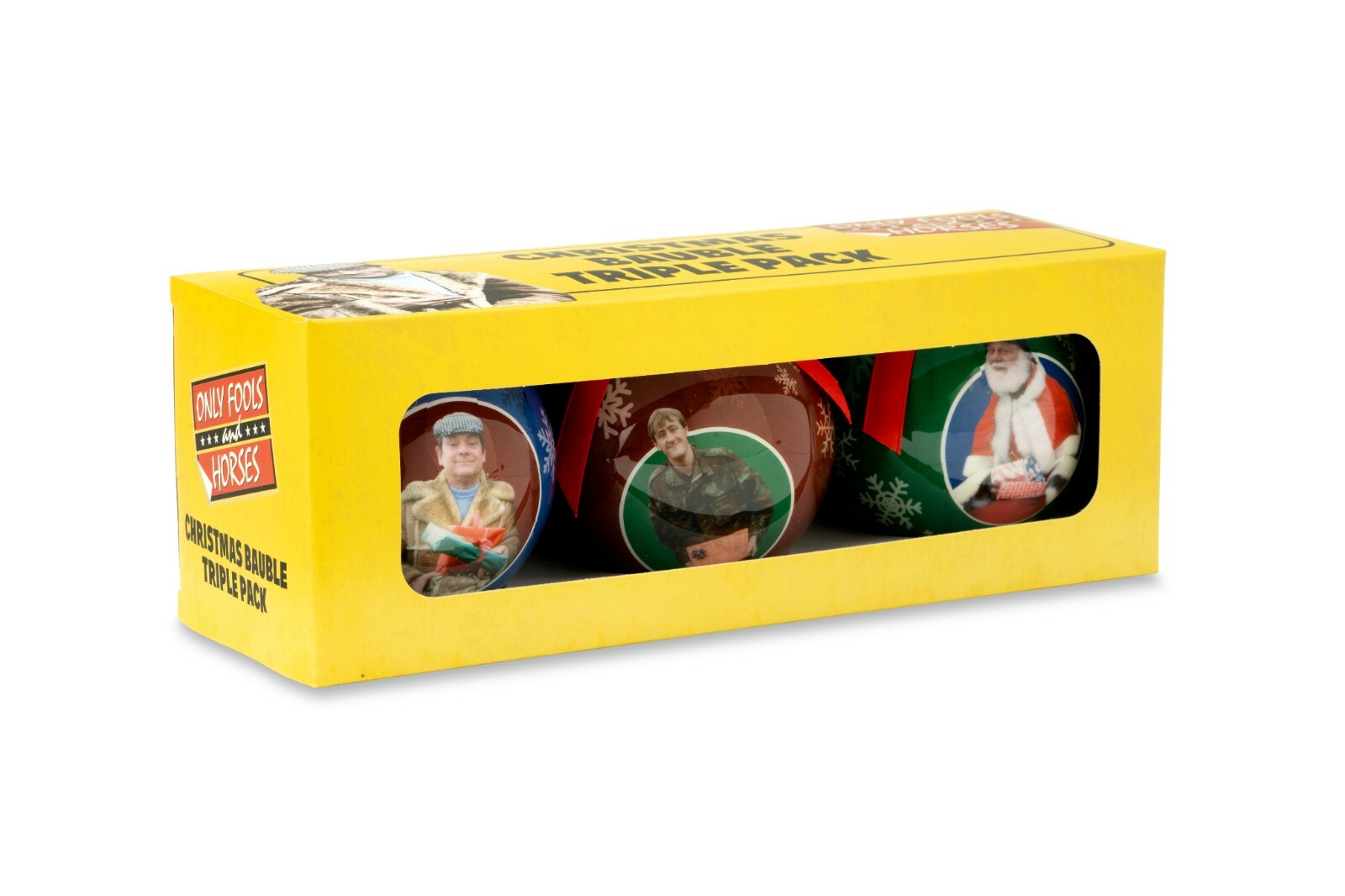 Only Fools and Horses Official Christmas Bauble Decoration Triple Pack