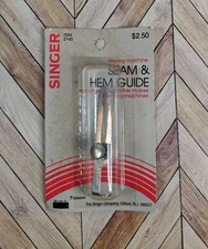 Vintage Singer Seam and Hem Guide #2145