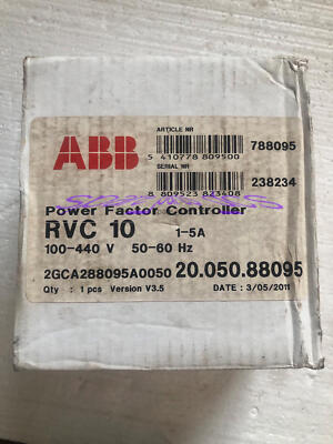 NEW 1PC ABB Power Factor Controller RVC-10 RVC10-1/5A