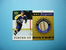2001/02 UPPER DECK NHL LEGENDS PIECES OF HISTORY STICK CARD #PH-MD MARCEL DIONNE