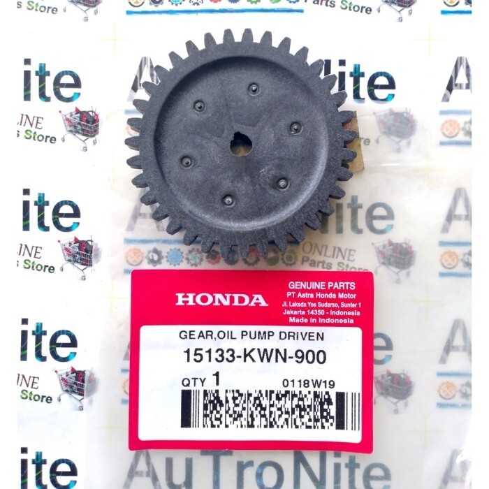 Genuine Parts Honda PCX 125 2010-2020 Oil Pump Driven Gear 15133