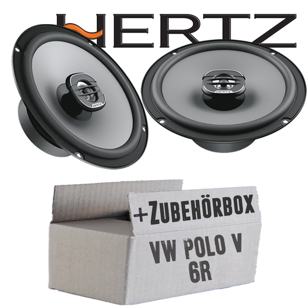 Hertz Lautsprecher FüR Vw Polo 6R Front Heck Boxen Auto EinbauzubehöR- Einbauset-image