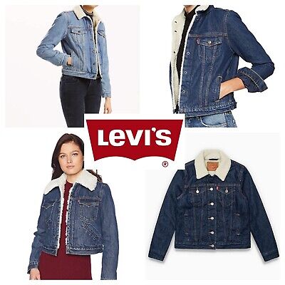 levis shearling jacket women's