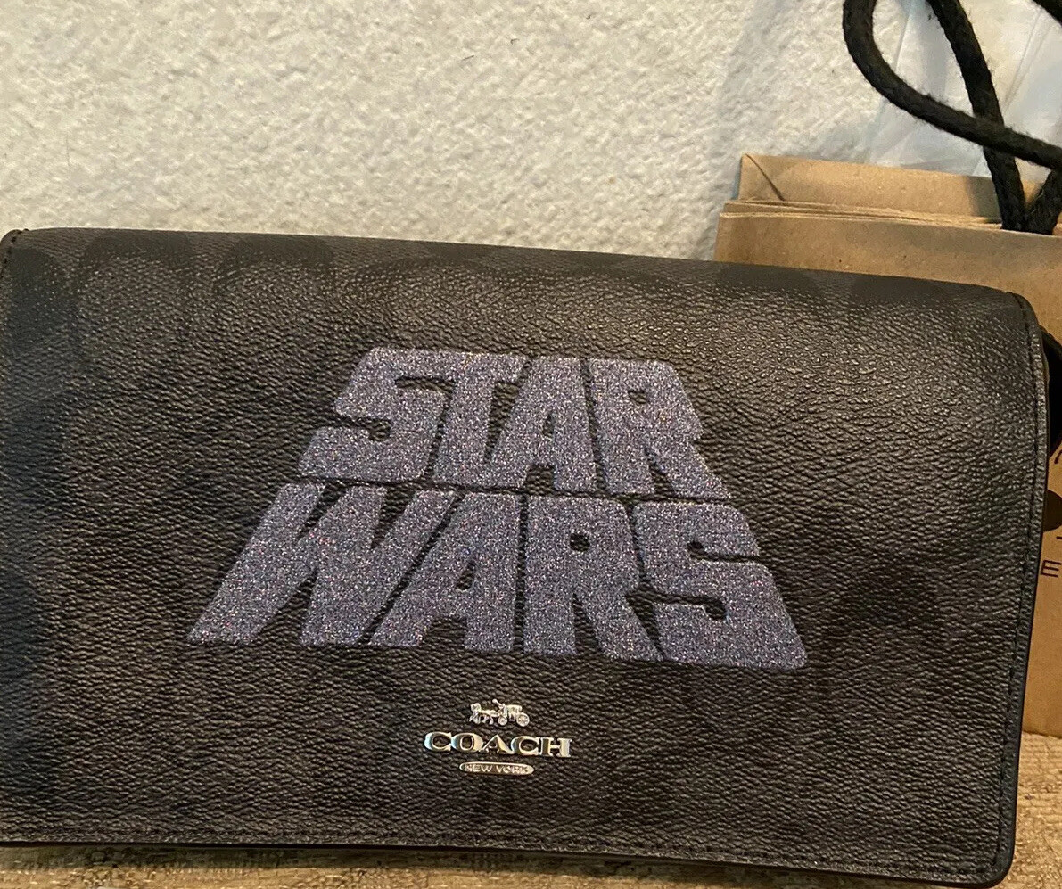 Coach Star Wars Collaboration Signature Canvas Crossbody Bag NWT