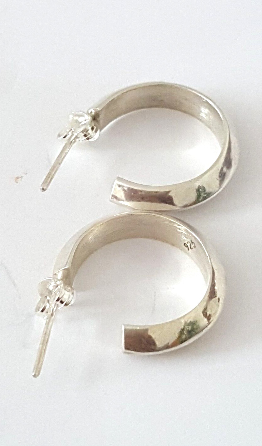 Gorgeous Sparkling Solid Round Stud Earrings 925 … - image 10