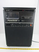 Vintage Sharp Cassette Tape Recorder Model No. HK-20PA 120V 50/60Hz 30W APSS GS