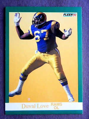 Duval Love #272 Fleer 1991 Football Card (Los Angeles Rams) VG | eBay