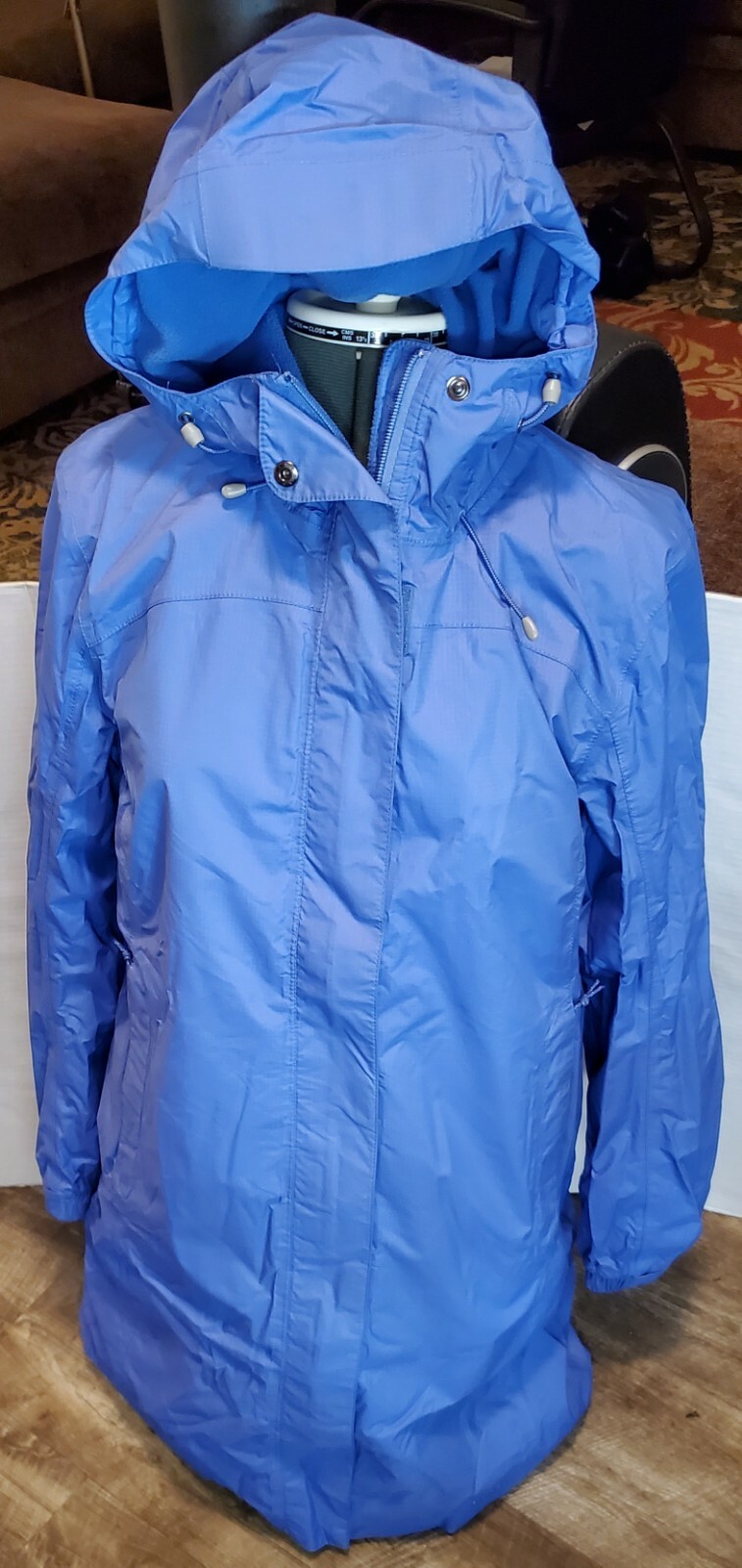 LL BEAN Winter Warmer Coat Fleece Lined 
