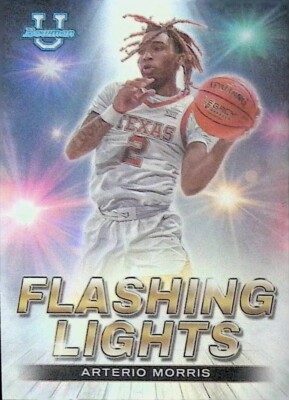 2022-23 Topps Bowman's Best U University Flashing Lights Texas Arterio Morris