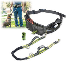 the Ultimate Hands Free Dog Leash System for Walking Running Hiking Training, Re
