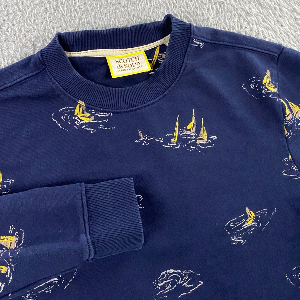 Scotch & Soda ESSENTIAL LOGO BADGE HOODIE - Sweat à capuche - night