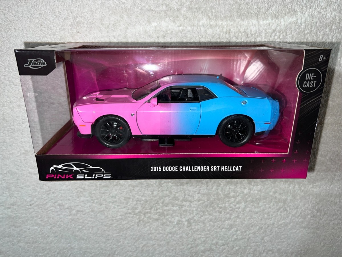 JADA PINK SLIPS 2015 DODGE CHALLENGER SRT HELLCAT 1:24 SCALE **NEW