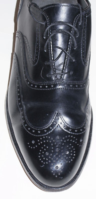 Foot Joy FJ Classics Black Leather Wingtip Oxfords Shoes Men\'s 9.5 EEE / 3 E s-l400.jpg main image 3