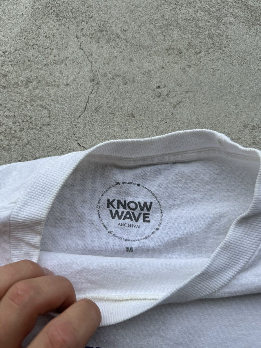 送料無料！2018AW KNOW WAVE Wavelength Halftone Tee / L Know Wave TONAL WAVELENGTH TEE Black | BSTN Store