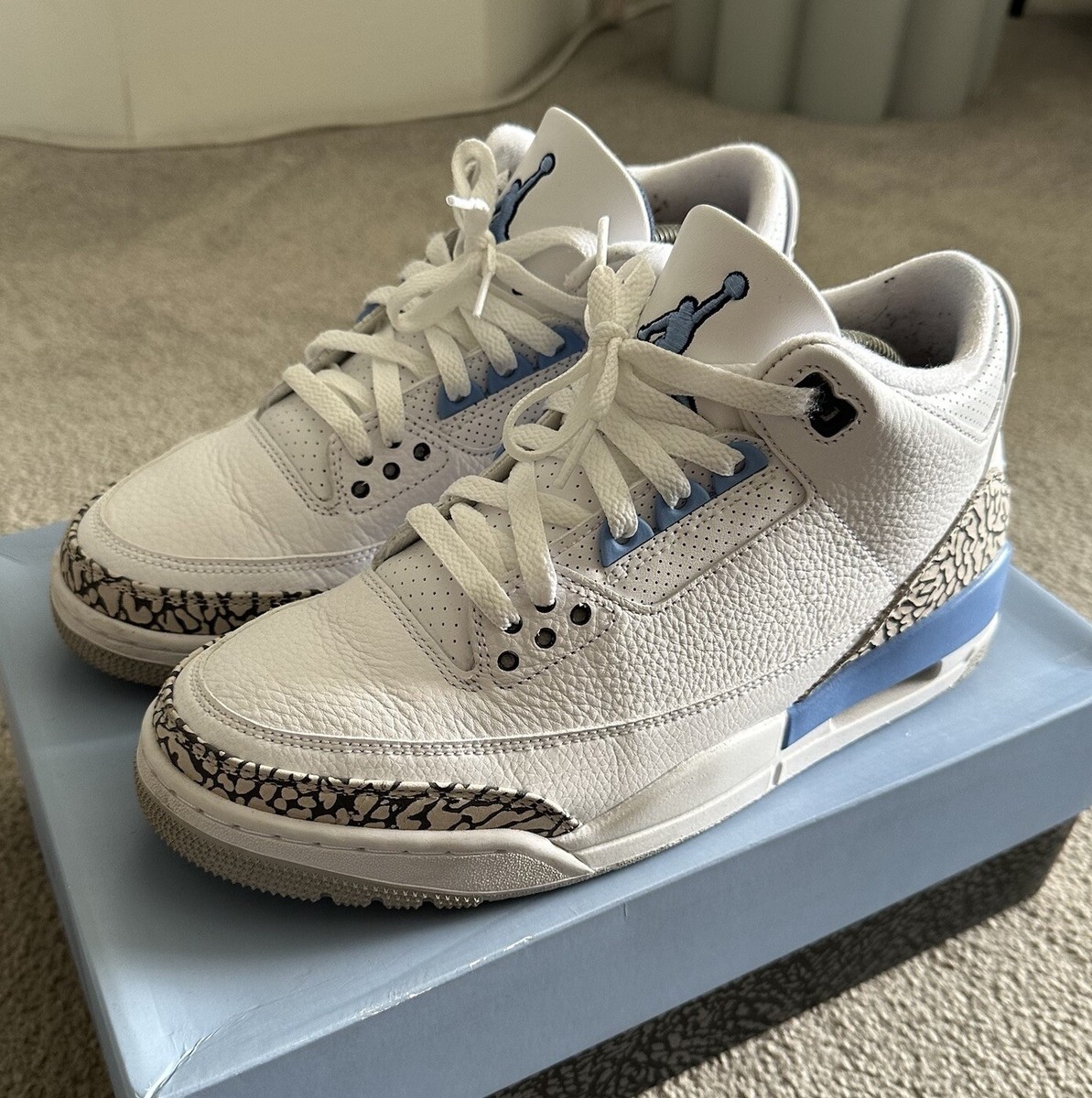 NIKE JORDAN UNC CEMENT UNIVERSITY BLUE Australia