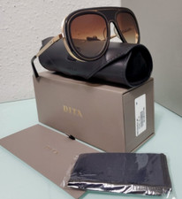 DITA ENDURANCE 88 Black Gold Brown Titanium Pilot UNISEX Sunglasses DTS107-55-01