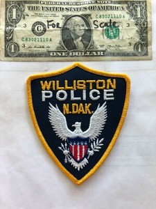  Williston North Dakota Police Patch un-sewn in great shape 