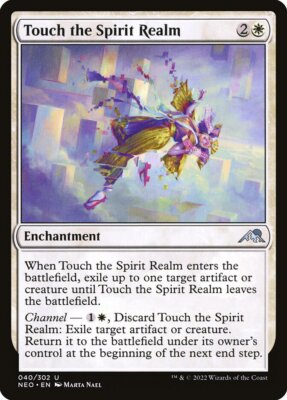 MTG Touch the Spirit Realm (40/606) Kamigawa Neon Dynasty LP