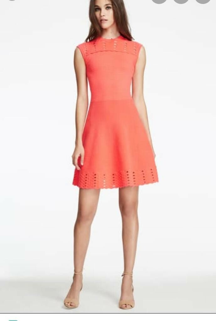 red ted baker skater dress Ted Baker Cherisa Skater Dress, Red