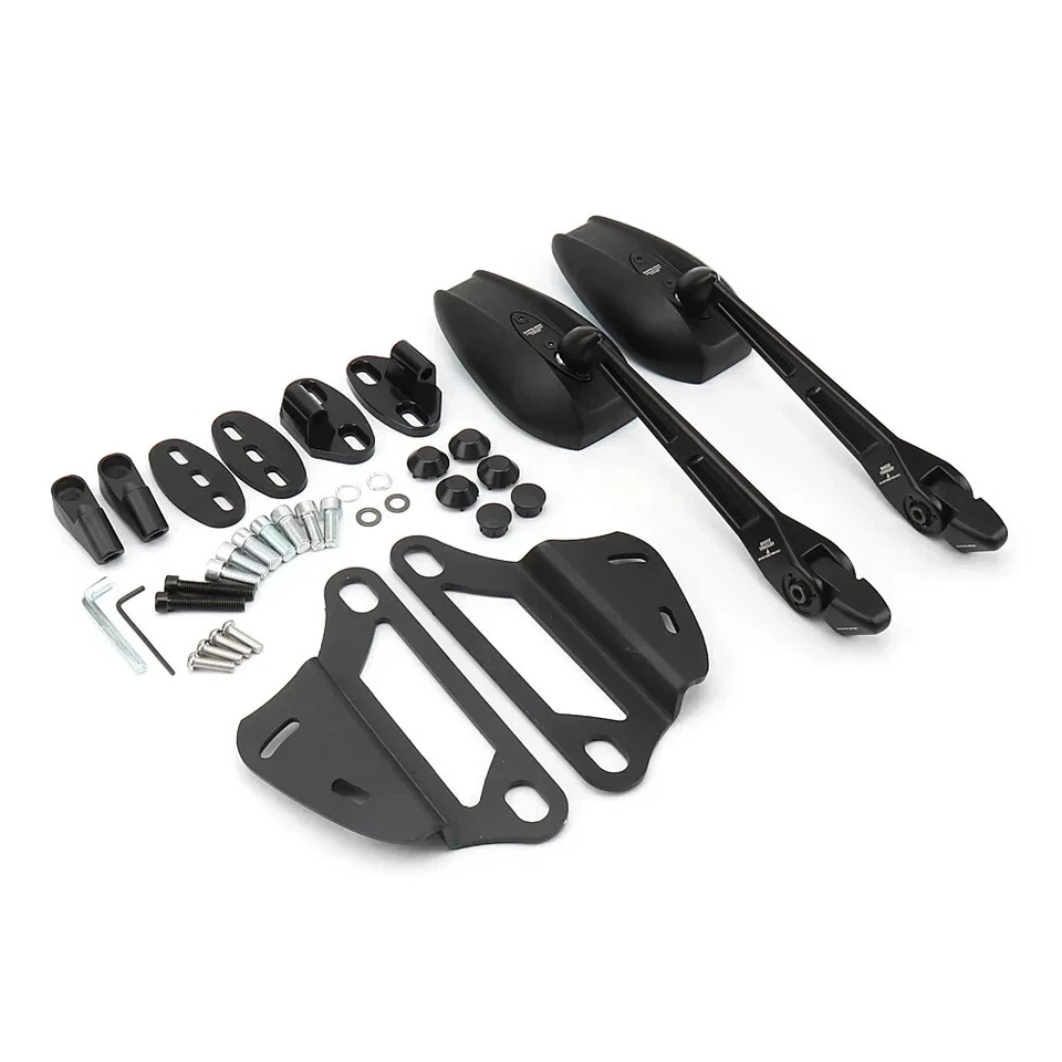 Kit de soporte de espejo retrovisor C 400 GT C 400 X negro para BMW C400GT C400X Foto 3 de 4
