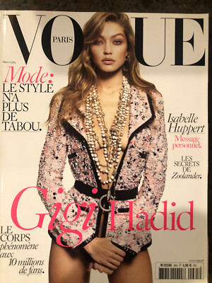 gigi hadid paris french vogue magazine | eBay