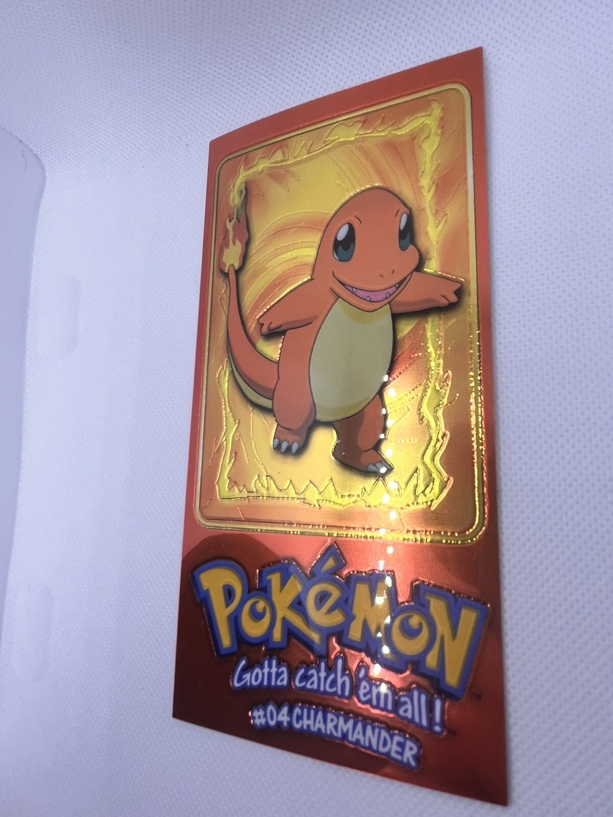 1999 Topp Series 1 Pokemon TV Animation Edition Box Topper Charmander #4 - Picture 3 of 13