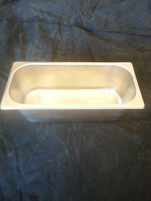 Ice Cream & Gelato 5 Liter (5L) Display Case Pan *New!*  Stainless Steel NSF (+)