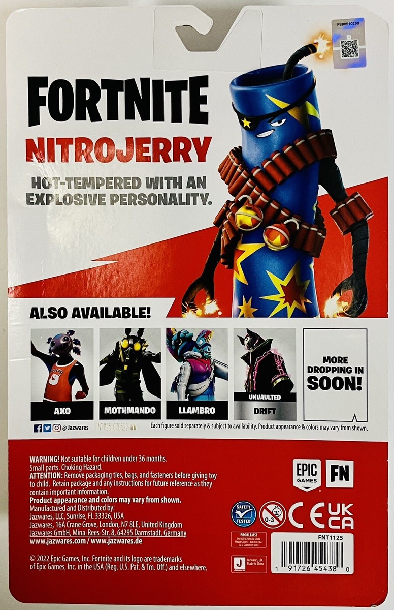 Fortnite Jazwares Series 21 action figure Nitrojerry New