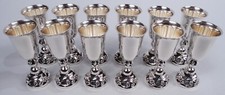 La Paglia Cordials 100 Midcentury Modern Barware Cups American Sterling Silver