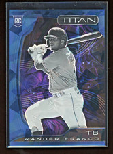 2022 Panini Chronicles Titan Wander Franco Blue Ice Prizm /25 #1 Rookie RC