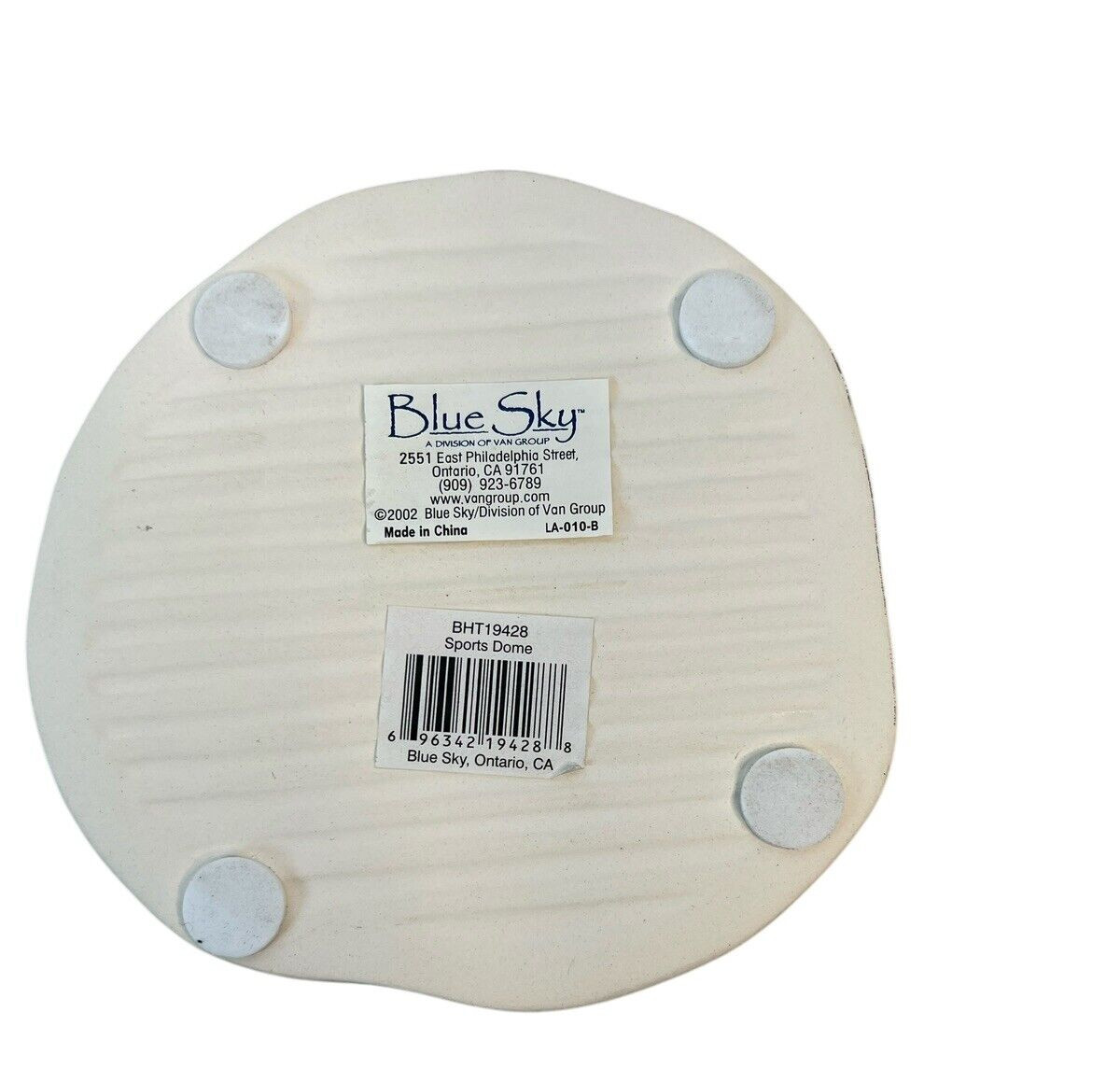 Blue Sky Clayworks Sports Dome Ceramic Tea Light Candle House Heather Goldminc