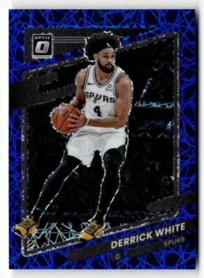 2021-22 Donruss Optic #4 Derrick White Blue Velocity
