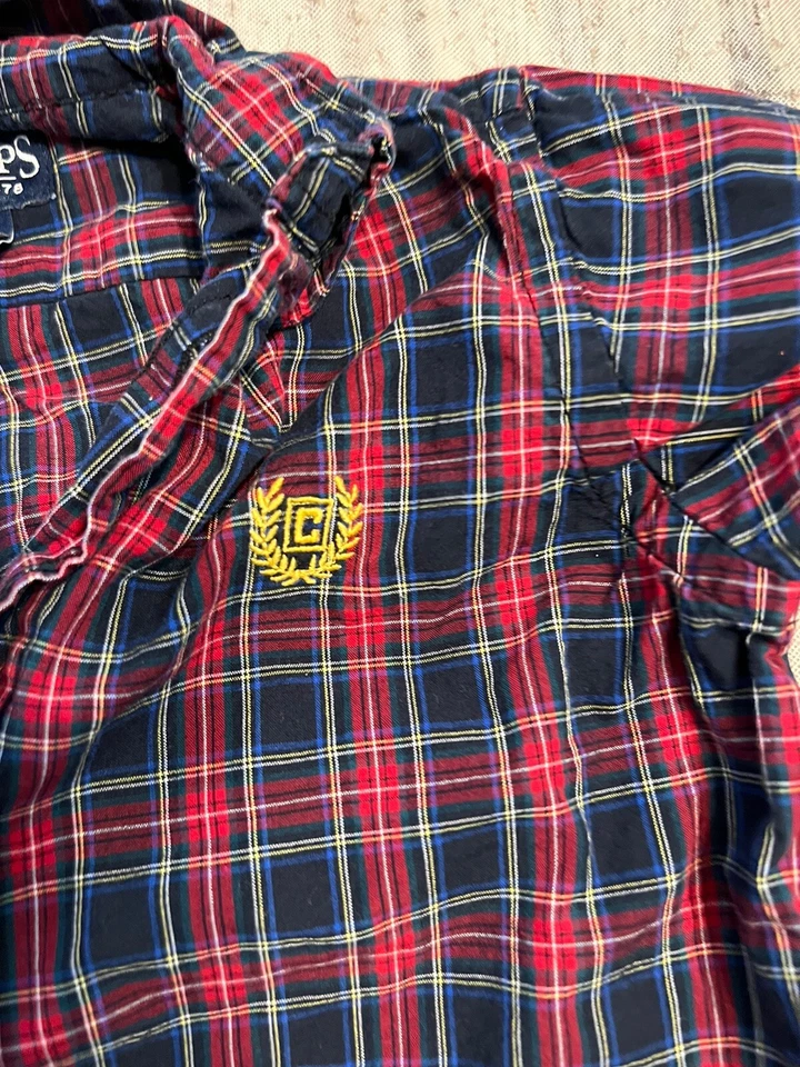 Camisa de manga larga con botones talla 3T para niños pequeños Foto 4 de 4