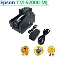 Epson TM-S2000-MJ 1-Pocket 110 DPM InkJet Check Reader w/AC 1 YEAR WARRANTY!⚡️