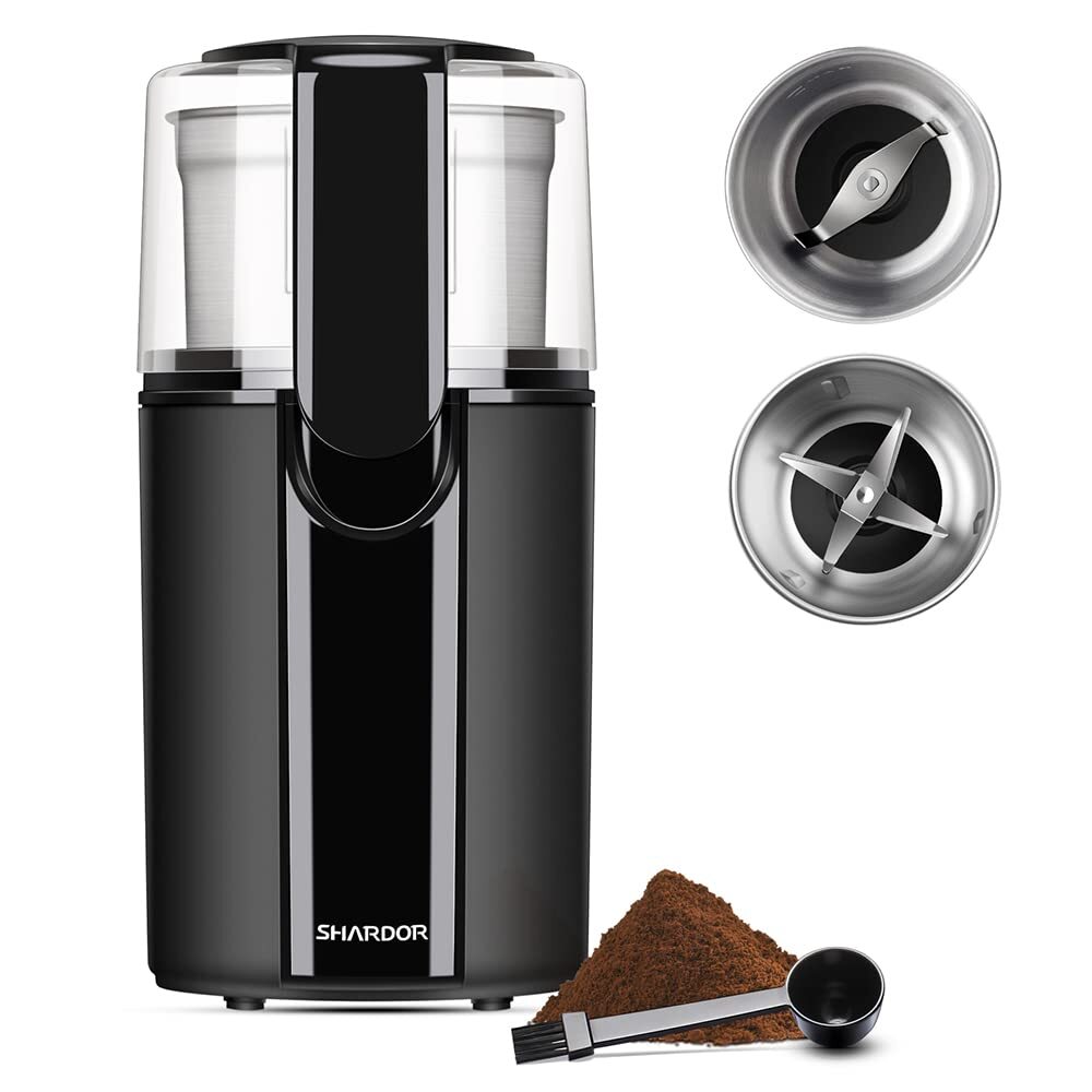 SHARDOR Electric Coffee Spice Herb Grinder for Fresh Ground Flavors