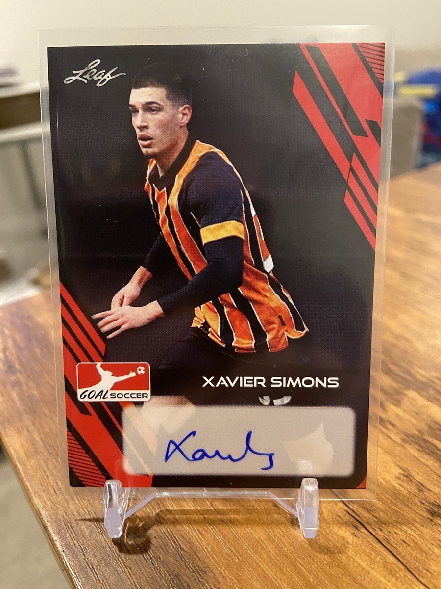 2023 Leaf Goal XAVIER SIMONS Authentic Auto Autograph Card ?? | eBay