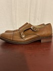 Mens Cole Haan Grand OS Signature Brown Leather Double Monk Strap Shoes Size 9 M — photo 4