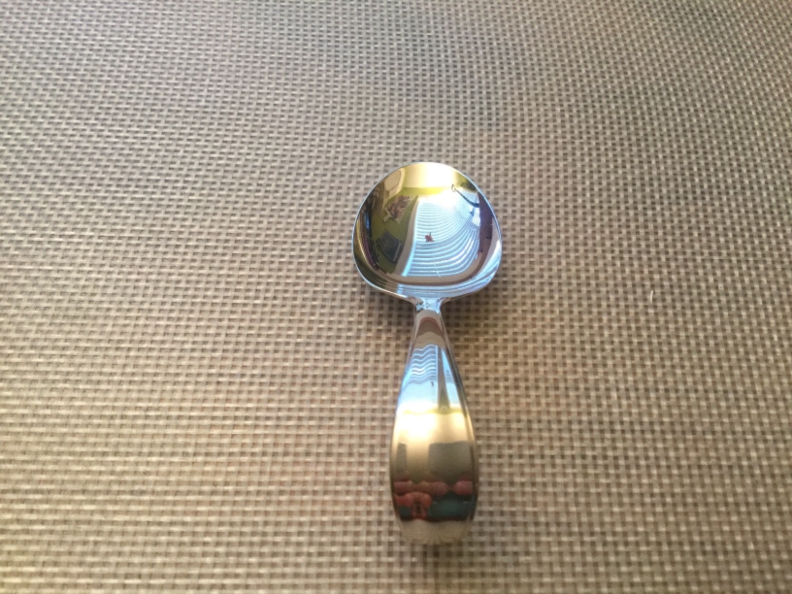 Vintage LUNT Sterling Silver Curved Handle Baby Spoon eBay