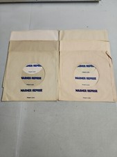 45 RPM 7" RECORD SLEEVES CO. SLEEVE 6 PACK SEE PHOTOS - Warner Reprise SLV133