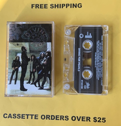 Diving For Pearls Self-titled Cassette Tape Tested + Helix Long Way To Heaven