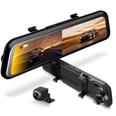 M2 Smart BSD ADAS Dual Mirror Dash Cam 1080p (Front+Rear) w/GPS 12 ... Fas