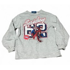 Vintage Y2K Marvel Amazing Spider-Man Spidey 62 Shirt Kids Size 6 Gray