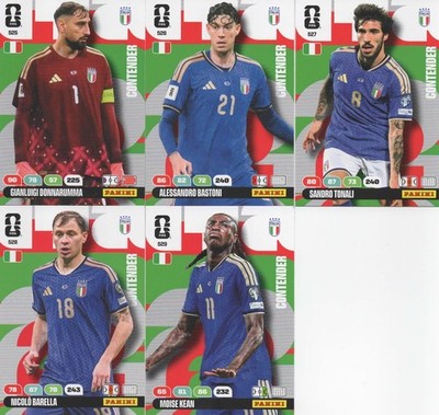Panini Fifa World Cup 2026 5x Teamcards Italy