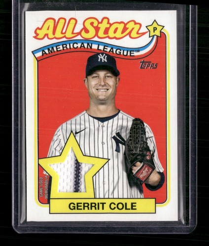 2024 Topps Gerrit Cole 1989 35th Anniversary All-Stars Game Used Relics FD