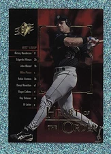 2000 UD SPx - Heart of the Order #H-2 Mike Piazza New York Mets Baseball HOF