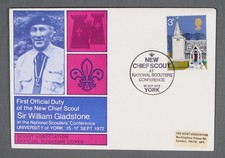 MayfairStamps Great Britain 1972 New Chief Scout Sir William Gladstone Cover aaw