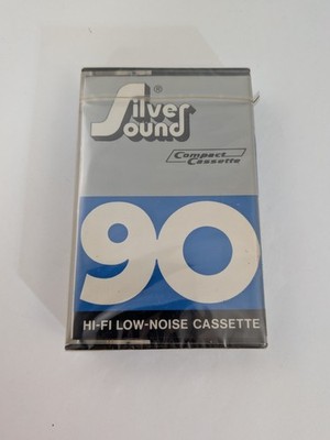 Neu   Silver Sound 90 Kassette Tape Vintage Compact Cassette